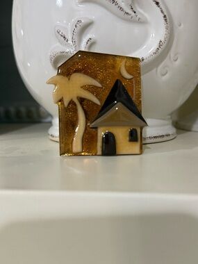 1990s Vintage House Pins by Lucinda Brooch